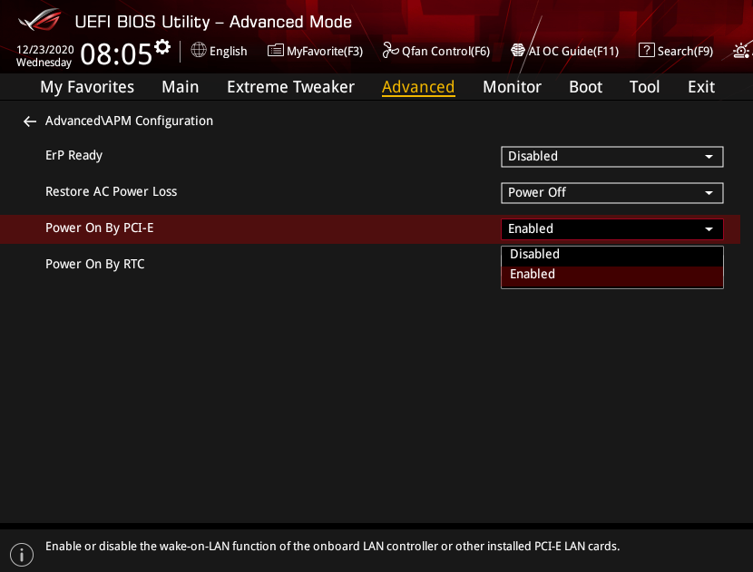 Wake On LAN (WOL) を使ってmacOSの電源を入れる