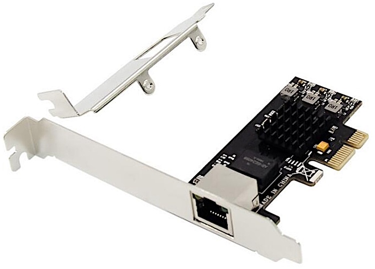 2.5G BASE-T PCIe Ethernetカードを使う
